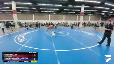 127 lbs Cons. Round 3 - Giada Muller, Jflo Trained vs Xandrea Garza - Hurtado, Texas Style Wrestling Club