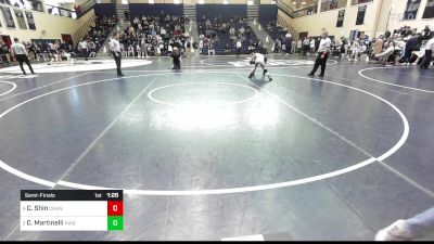 107 lbs Semifinal - Carter Shin, Chantilly vs Colby Martinelli, Pennridge