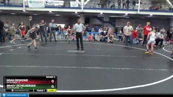 64 lbs Round 3 (8 Team) - Brady Eichelberger, Team Nauman vs Noah Desmond, PA Alliance