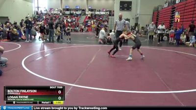 60 lbs Quarterfinal - Logan Payne, Weaver Youth Wrestling vs Bolton Finlayson, Stronghold