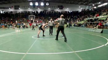 126 lbs Quarterfinal - Aden Reyes, Indianapolis Cathedral vs Blake Wolf, East Central