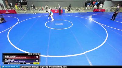 138 lbs Cons. Round 5 - Alex Maday, Swamp Monsters Wrestling Club vs Aila Duus, Fremont High School Wrestling