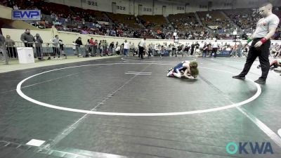 49 lbs Semifinal - Kristopher Henry, BullTrained vs James Evans, Bartlesville Wrestling Club