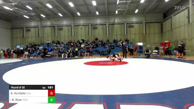 184 lbs Round Of 32 - Angel Hurtado, Coalinga vs Brock Rios, Frontier