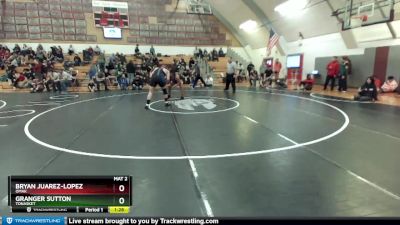 220 lbs Semifinal - Granger Sutton, Tonasket vs Bryan Juarez-Lopez, Omak