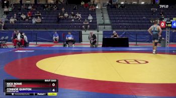 70 kg Quarterfinal - Nick Rowe, Brock WC vs Connor Quinton, Kingston WC