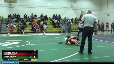 125 lbs Cons. Round 2 - Denzel Ayala, Palomar College vs Gabe Rivera, Cuesta College