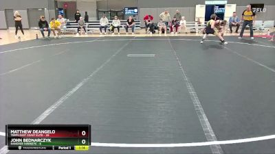 100 lbs Round 1 (10 Team) - Matthew DeAngelo, Terps East Coast Elite vs John Bednarczyk, Hanover Hawkeye