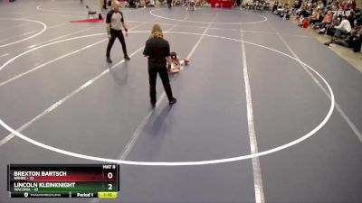 92 lbs Quarterfinals (8 Team) - Brexton Bartsch, NRHEG vs Lincoln Kleinknight, Waconia