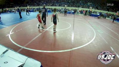 67 lbs Quarterfinal - Brooks Grose, Ponca City Wildcat Wrestling vs Leelyn Stiner, Maverick Elite Wrestling