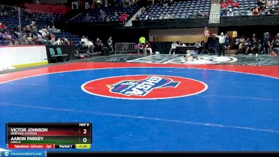 4A-144 lbs Cons. Round 2 - Victor Johnson, Heritage-Catoosa vs Aaron Parkey, Luella