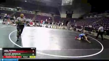 92 lbs Placement - Michael Banuelos, Pueblo All Stars vs Axel Thomas, Team NV