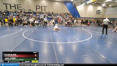 96 lbs Cons. Round 2 - Judd Morby, Sanderson Wrestling Academy vs Kyler Blake, Davis Wrestling Club