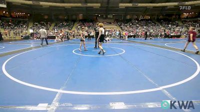 73 lbs Round Of 32 - Ryan Noll, Claremore Wrestling Club vs Bradley Wolfe, Standfast