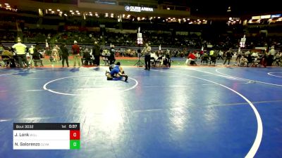 105 lbs Round Of 32 - Jaxon Lonk, Williamstown Braves vs Nicholas Galorenzo, Olympic