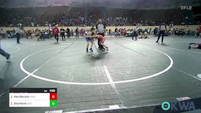 75 lbs Consi Of 8 #2 - Jensen Henderson, Morris Wrestling Association vs Zachery Stanford, Smith Wrestling Academy