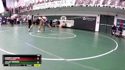 285 lbs Cons. Round 1 - Joseph Martin, Toledo Whitmer vs Caleb Hennen, Medina