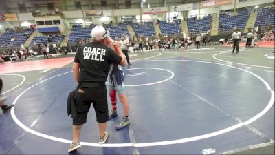 123 lbs 2nd Place - Zadyn Brooks, Team Grand Valley Elite vs Carter Gonez, Panhandle Wr Acd