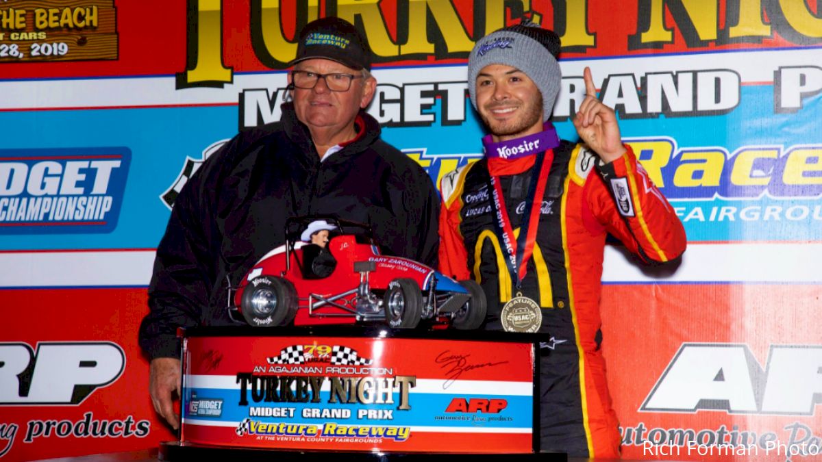 Kyle Larson Logs 3rd Turkey Night Win