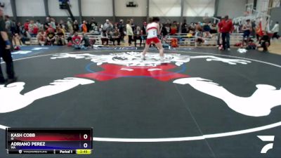 165 lbs 5th Place Match - Kash Cobb, ID vs Adriano Perez, WA