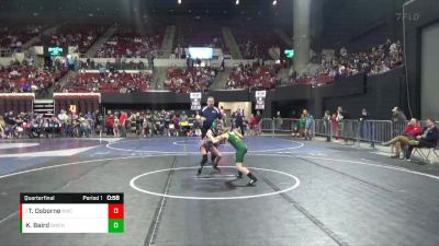 77 lbs Quarterfinal - Tenley Osborne, Butte Wrestling Club vs Kassandra Baird, Bearcats Wrestling Club Helena