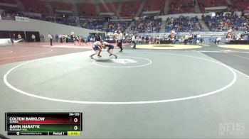 3A-120 lbs Cons. Round 2 - Gavin Haratyk, Pleasant Hill vs Colton Barklow, Elmira