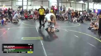 140 lbs Semis & 1st Wrestleback (8 Team) - Dan Jackson, Team Gotcha vs Cole Sackett, Missouri Gold