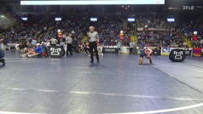 130 lbs Consy 3 - Kenny Kerekes, Northwestern Lehigh vs Keoni Dickinson, Pocono Mountain