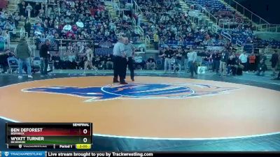 120 lbs Semifinal - Ben DeForest, Bismarck vs Wyatt Turner, Dickinson