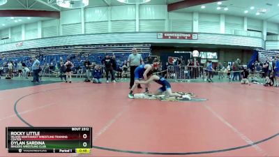 110 lbs Cons. Round 3 - Dylan Sardina, Ringers Wrestling Club vs Rocky Little, Inland Northwest Wrestling Training Center