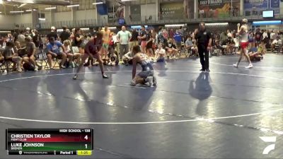 138 lbs Quarterfinal - Luke Johnson, Bremen vs Christien Taylor, Fight Club