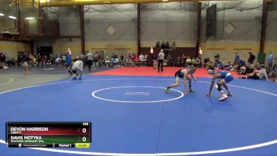 106 lbs Cons. Round 5 - Davis Motyka, Wyoming Seminary (PA) vs Devon Harrison, Liberty