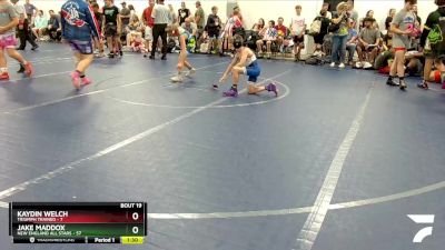 160 lbs Round 5 (8 Team) - Kaydin Welch, Triumph Trained vs Jake Maddox, New England All Stars