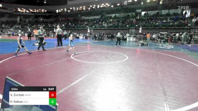 55 lbs Round Of 32 - Valentino Zurzolo, Washington Twp vs Patrick Kobus, Hazlet Hawks