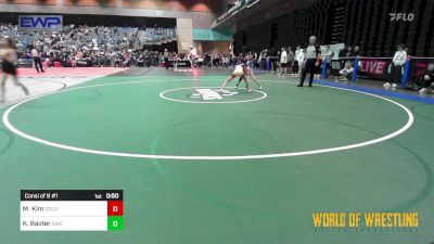 70 lbs Consi Of 8 #1 - Makaylie Kim, Golden Back vs Kalaya Baxter, Grizzly Wrestling Club