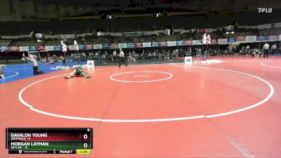 120 lbs Champ Round 1 (16 Team) - Davalon Young, Westfield vs Morgan Layman, Skyline