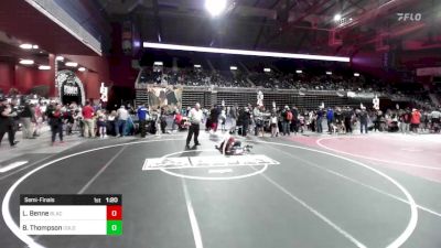 73 lbs Semifinal - Liam Benne, Black Hills Wr Ac vs Braden Thompson, Colorado Outlaws