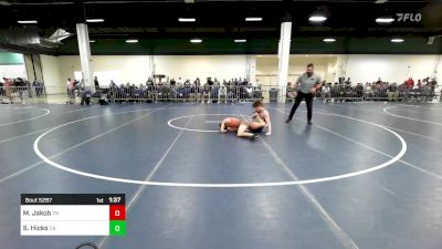 120 lbs Consi Of 32 #2 - Mason Jakob, TN vs Slater Hicks, CA