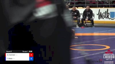 72kg Round 2 - Brydon Switzer, Edmonton WC vs Tehani Blais, Hamilton WC