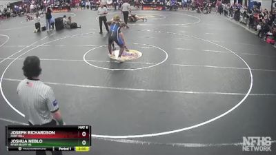 5A 215 lbs Quarterfinal - Joseph Richardson, Fort Mill vs Joshua Neblo, River Bluff Hs