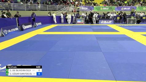 CLEITON DE OLIVEIRA SILVA vs CAIO CÉSAR SANTOS OLIVEIRA 2024 Brasileiro Jiu-Jitsu IBJJF