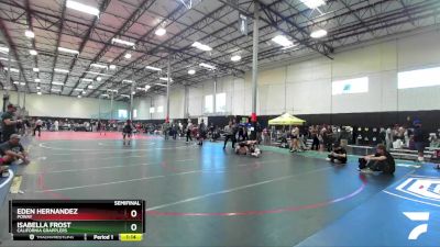 115-120 lbs Semifinal - Eden Hernandez, Poway vs Isabella Frost, California Grapplers