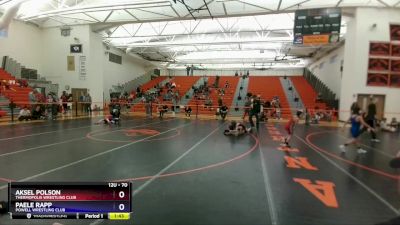 70 lbs 3rd Place Match - Aksel Polson, Thermopolis Wrestling Club vs Paele Rapp, Powell Wrestling Club