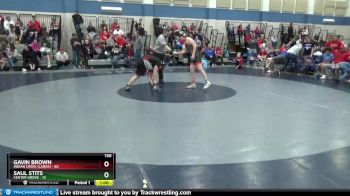 130 lbs Round 3 (4 Team) - Saul Stits, Center Grove vs Gavin Brown, Indian Creek (large)