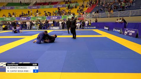 GUSTAVO GOMES MENDES vs MAXWEL CAPSY BOGA RIBEIRO 2024 Brasileiro Jiu-Jitsu IBJJF