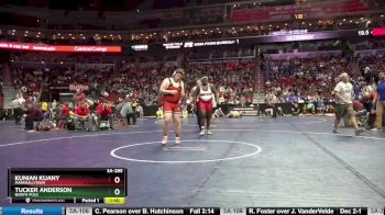 3A-285 lbs Champ. Round 1 - Tucker Anderson, North Polk vs Kunian Kuany, Marshalltown