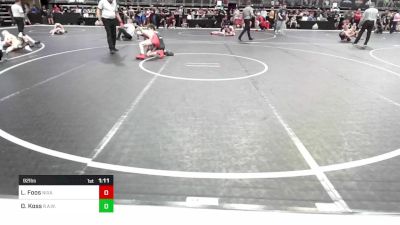 92 lbs Quarterfinal - Liam Foos, Nixa Youth Wrestling vs Owen Koss, R.A.W.