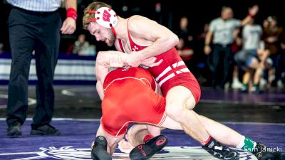 133 lbs Quarterfinal - Seth Gross, Wisconsin vs Colin Valdiviez, Northwestern