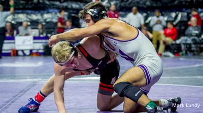 133 lbs Quarterfinal - Louie Hayes, Virginia vs Sebastian Rivera, Northwestern