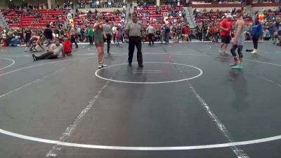 130 lbs Champ. Round 1 - Easton Stohs, Council Grove Wrestling Club vs Dresden Beard, Andover Wrestling Club